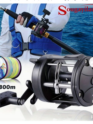 Fishing reel horizontal drum 3000 new