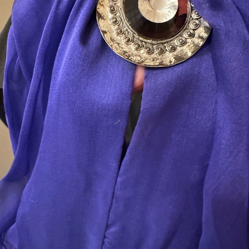 Smaili’s official dress like new, long blue with black details