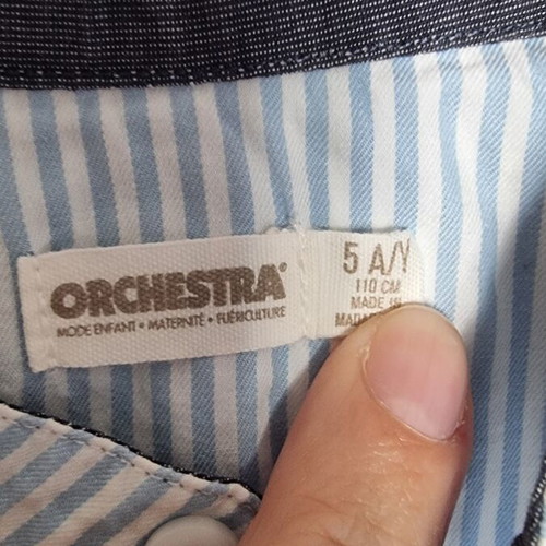 Orchestra short-sleeve shirt for boys size 5 years 110 cm like new