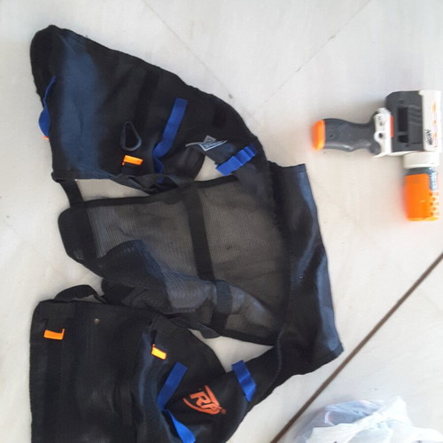 Plastic Toy Guns with Foam Darts and Accessories like new