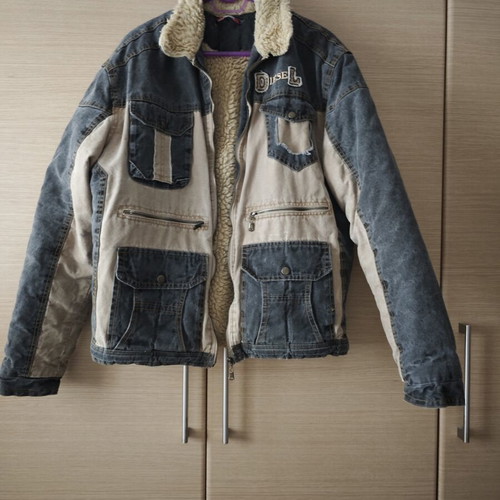 Diesel vintage men's denim jacket used, size L