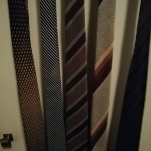 Ties used multicolored