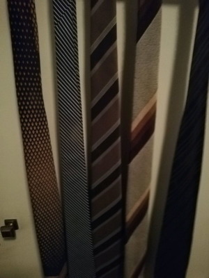 Ties used multicolored