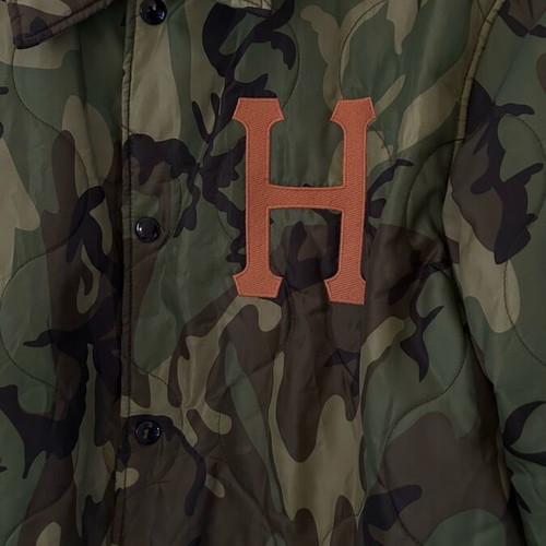 Huf men's quilted jacket Coaches camo like new, size XL