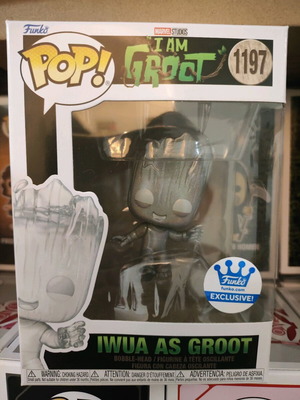 Funko Pop Iwua as Groot Exclusive new with protector