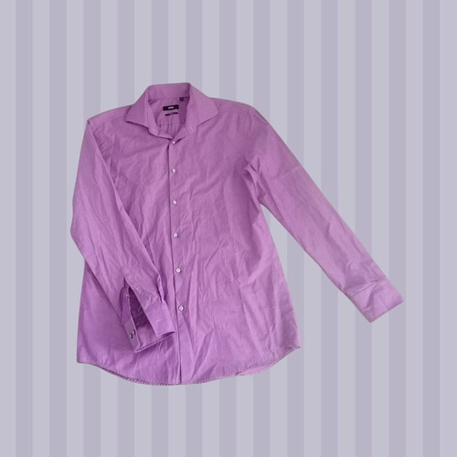 Hugo Boss shirt like new, purple-pink, size 41 EU