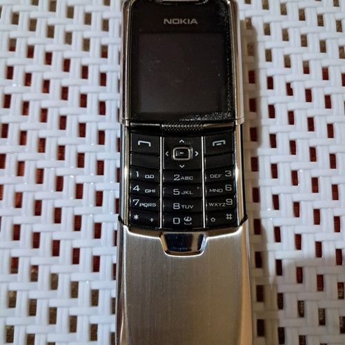 Nokia 8800 luxury silver phone for collection or parts