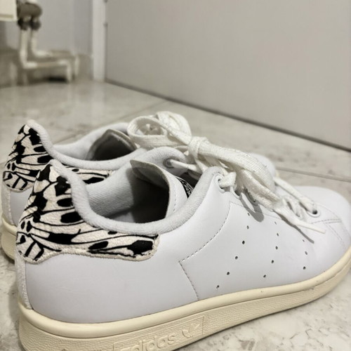 Adidas Stan Smith sneakers used, women's size 38.5, white