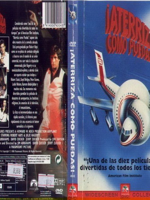 Airplane DVD used comedy with subtitles