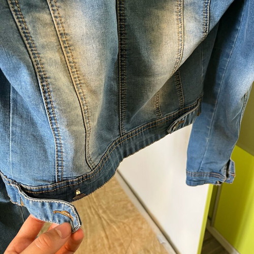 Women's denim jacket M-Sara like new, blue, size L