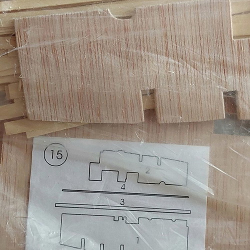 DeAgostini San Giovanni Battista wooden parts, issue 15