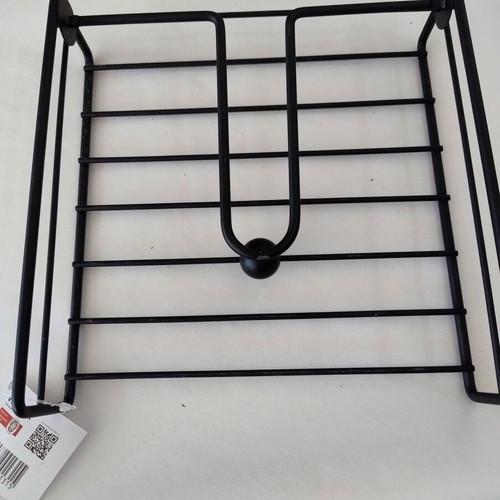 Metal Napkin Holder with Slight Scratch, New