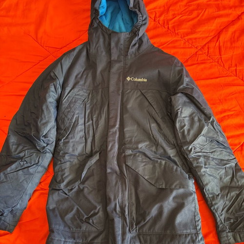 Columbia boys' jacket size M new blue