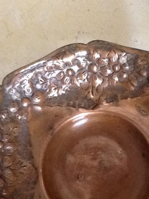 BRASS, HAMMERED PLATE