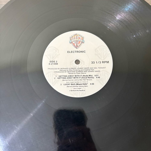 Electronic vinyl record used, 1990 USA edition