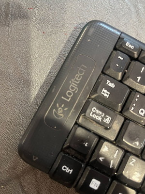Logitech wireless keyboard and mouse set used with USB receiver