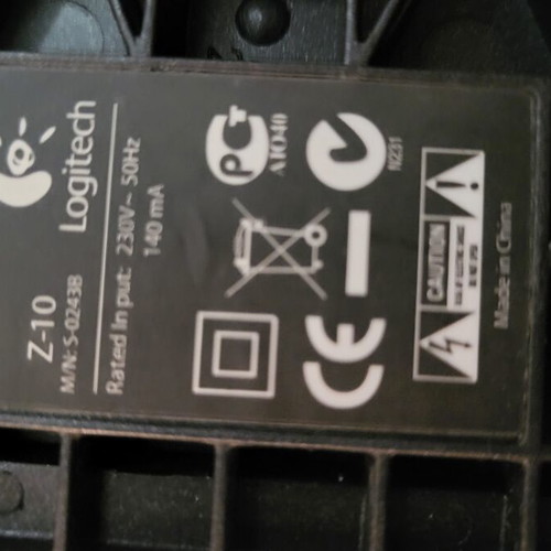 Logitech Z10 computer speakers used, good condition