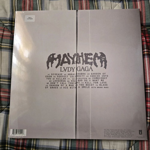 Lady Gaga Mayhem κίτρινο βινύλιο καινούργιο, σφραγισμένο