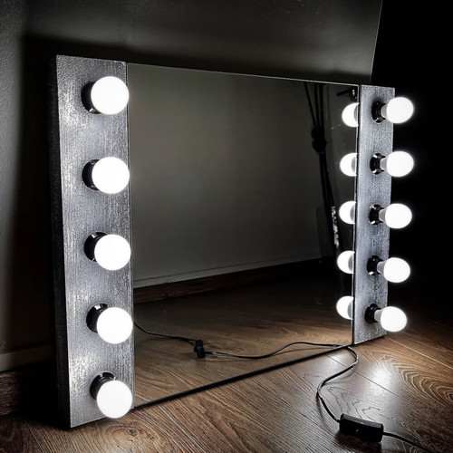 Hollywood makeup mirror 70x50cm with led lamps and on-off switch new