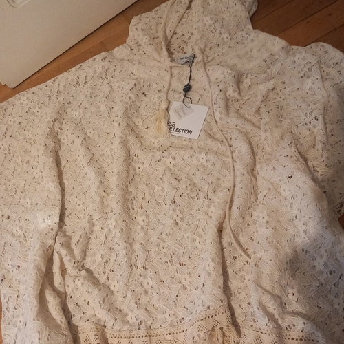 BSB Lace Tunic new, beige, one size