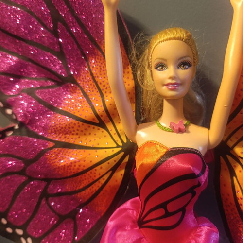 Barbie Mariposa collectible fairy doll Mattel, functional