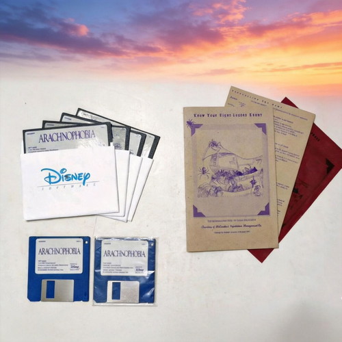 PC Arachnophobia Disney παιχνίδι μεταχειρισμένο, shoot em up, δισκέτα