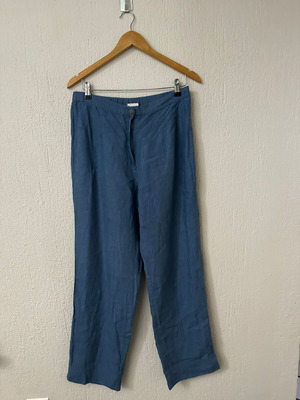 Linen pants GVB used, size 14, blue