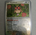 Hoothoot Pokemon card new