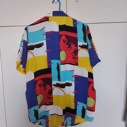 Lisa Lelou women's shirt with colorful patterns like new, L XL