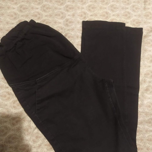 Maternity pants Prenatal used, adjustable waistband, black, size L
