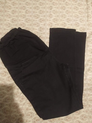 Maternity pants Prenatal used, adjustable waistband, black, size L