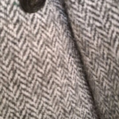 Zara Basic Herringbone Military Wool Blend Coat like new, size L