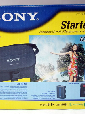 Sony Starter Kit ACC-DHM3 Digital 8 Hi8 Video Accessory Kit new
