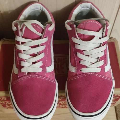 Vans Old Skool sneakers like new, size 35, fuchsia and white