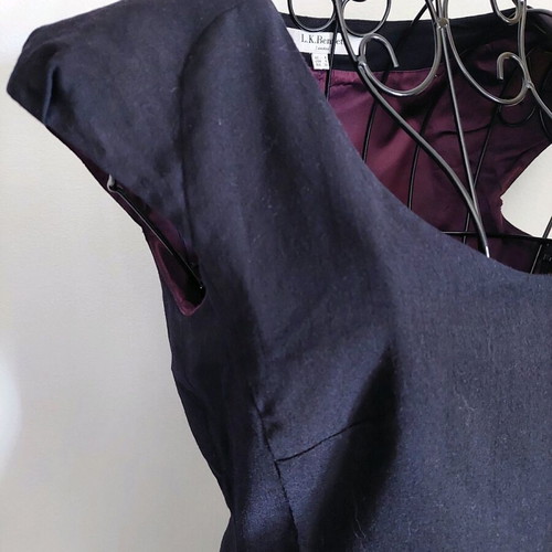 L.K.Bennett London grey wool dress small size like new