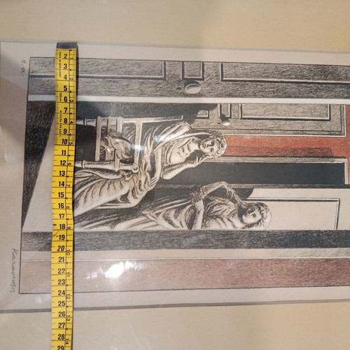 Karavouzis Épreuve d’Artiste print with frame, like new