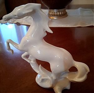 Limoges porcelain horse hand made