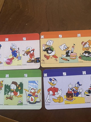 Κάρτες Nestle Family Disney συλλεκτικές, σετ 4, 19.5x10 εκ.
