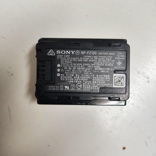 Sony BC-QZ1 charger with NP-FZ100 battery like new