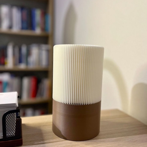 3D Printed Modern Spiral Table Lamp Large, made to order