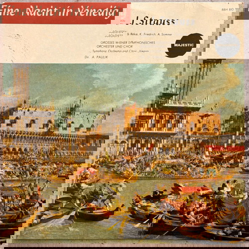 Johann Strauss Jr. – Eine Nacht In Venedig LP 10"