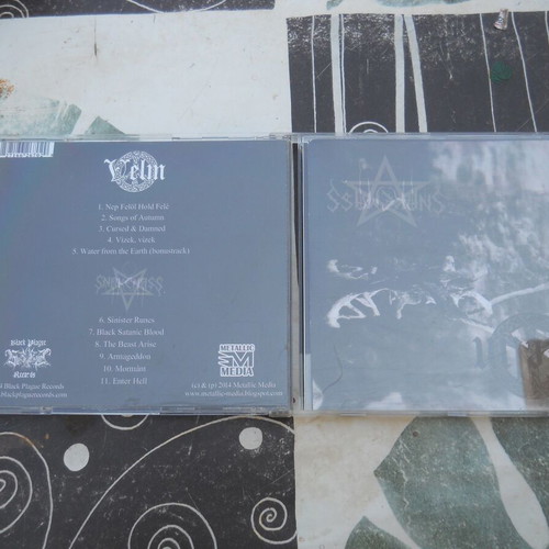 Velm / Snakemass split CD album, black metal