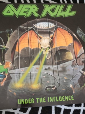 OVERKILL "Under The Influence" LP Vinyl. German 1988.