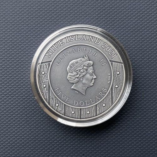 Silver coin Great Warriors Mulan new, limited edition 555 pcs
