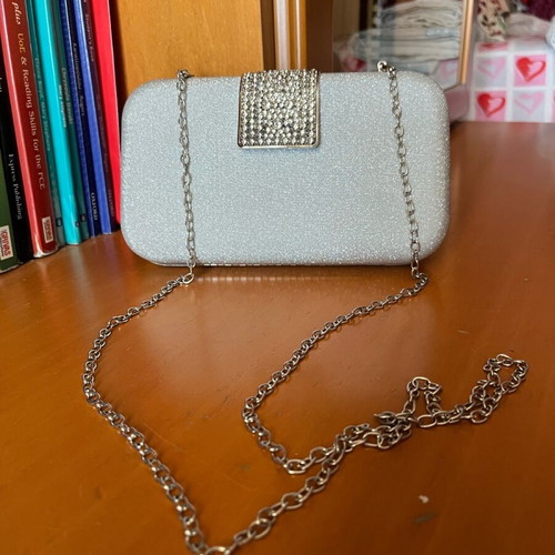 Shiny evening bag like new