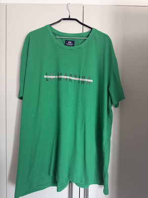 La Martina men's green t-shirt 4XL used, cotton and linen