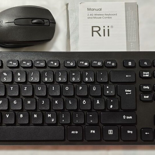 Rii wireless keyboard and mouse set new