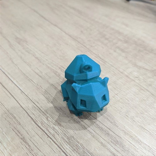 Bulbasaur keychain new, green ABS plastic