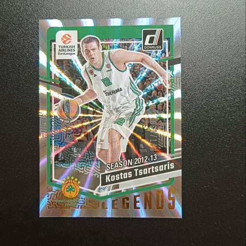 Tsartsaris Silver Panini Euroleague Card Like New