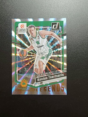 Tsartsaris Silver Panini Euroleague Card Like New